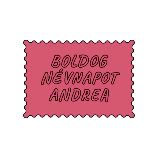 BOLDOG NÉVNAPOT ANDREA