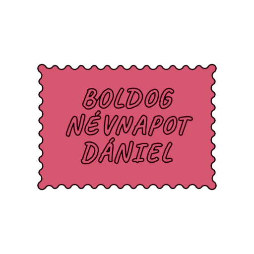 BOLDOG NÉVNAPOT DÁNIEL