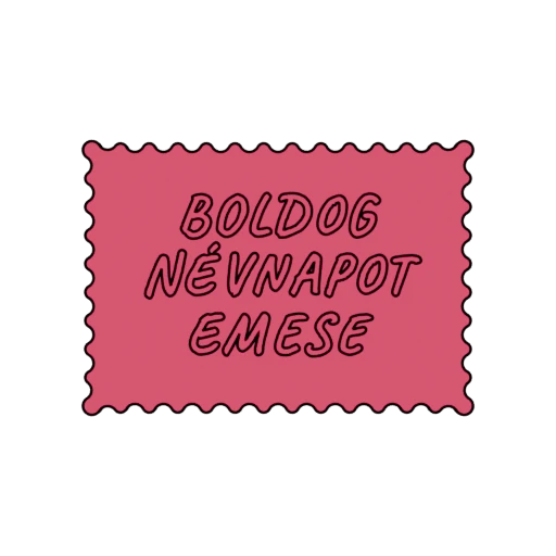 BOLDOG NÉVNAPOT EMESE