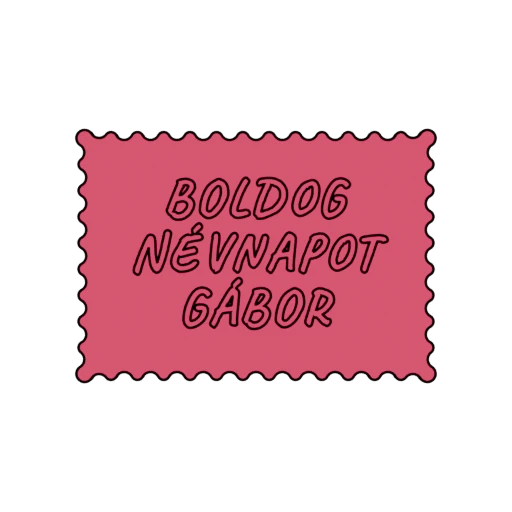 BOLDOG NÉVNAPOT GÁBOR
