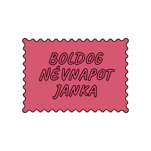 BOLDOG NÉVNAPOT JANKA