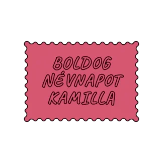 BOLDOG NÉVNAPOT KAMILLA