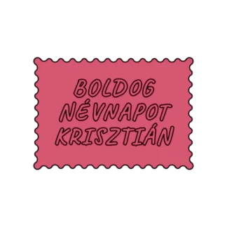 BOLDOG NÉVNAPOT KRISZTIÁN