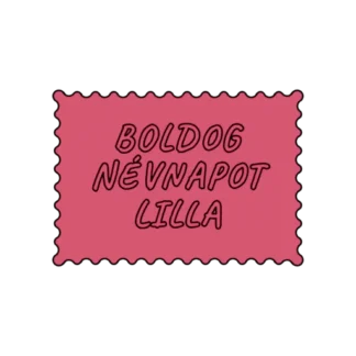 BOLDOG NÉVNAPOT LILLA