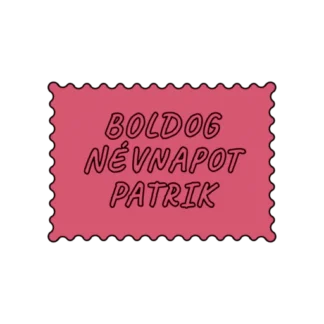 BOLDOG NÉVNAPOT PATRIK