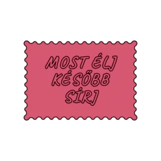 MOST ÉLJ KÉSŐBB SÍRJ